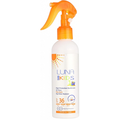 LUNA SUN KIDS SPF 36+ FOR ALL SKIN TYPES SPRAY 165 ML LUNA SUN KIDS SPF 36+ FOR ALL SKIN TYPES SPRAY 165 ML